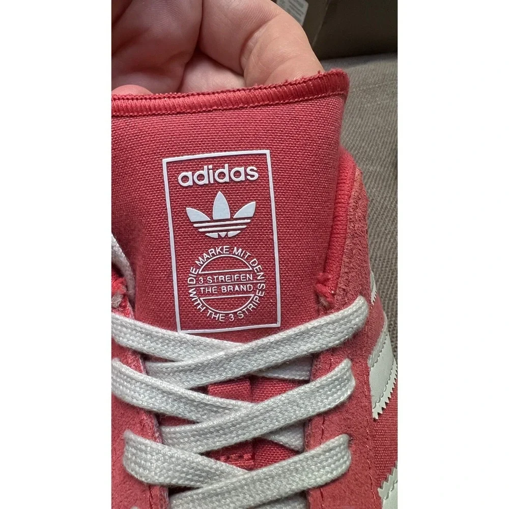 Adidas Gazelle Indoor Shoes Size 10 Men's Women's 11-11.5 Red Gum Sole Blokelore